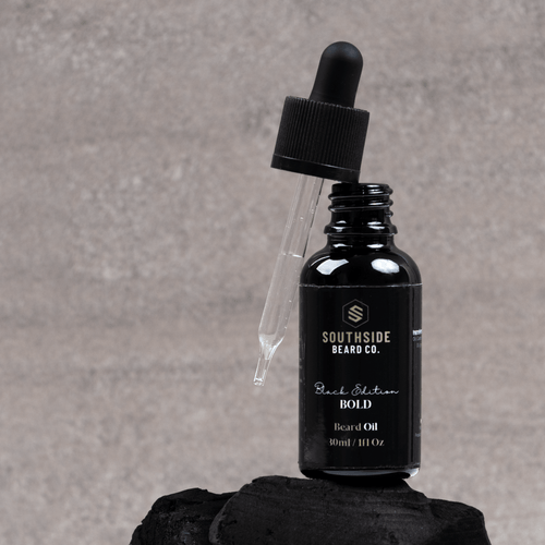 Black Edition Beard Oil: Bold - 30ml - Organic Oil - Softens & Moisturises