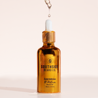 An image of a 50ml Gold Edition Oud scented beard oil from Southside Beard Co on a nude color background.