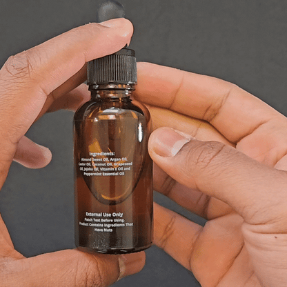 Peppermint Beard Oil | 30ml | Invigorating & Icy | Lightweight | Eradicate Beard Itch