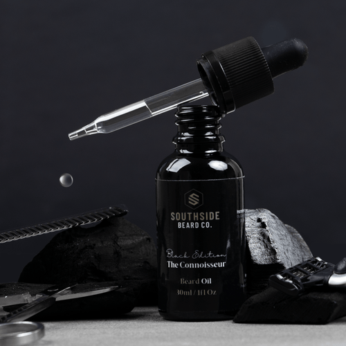 Black Edition Beard Oil : The Connoisseur - 30ml - Lightweight & Non-Greasy - Softens Beard