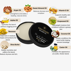 Southside Beard Co. the connoisseur beard balm with ingredients listed on a white background